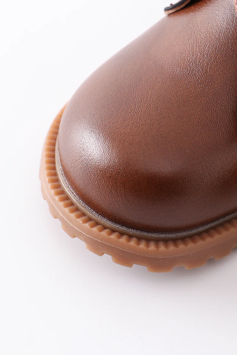 Brown lace up bootie - Image 3