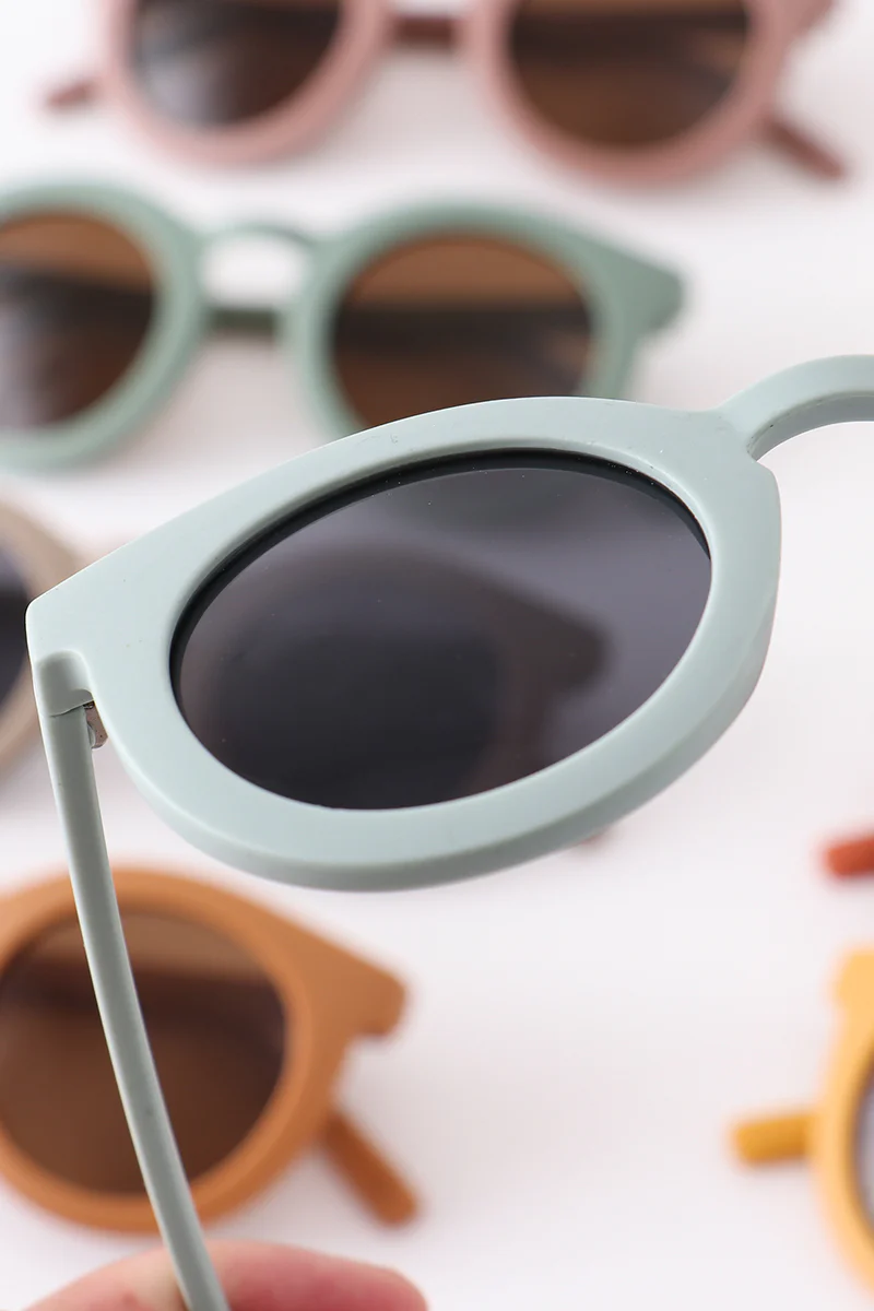 retro round sunglasses UV400 For Adult - Image 3