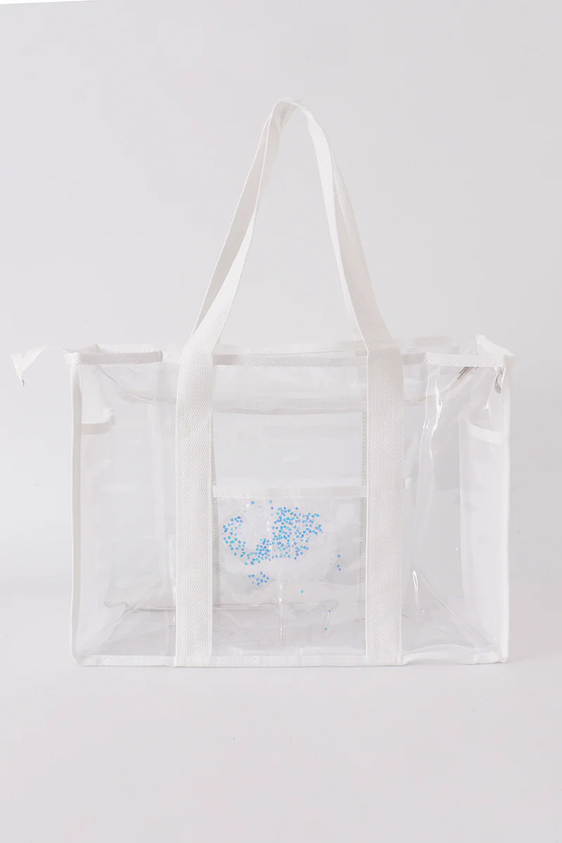 White clear waterproof beach travel bag - Image 6